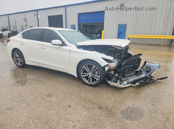 JN1EV7CP6MM706352 2021 INFINITI Q50 White Przód prawy