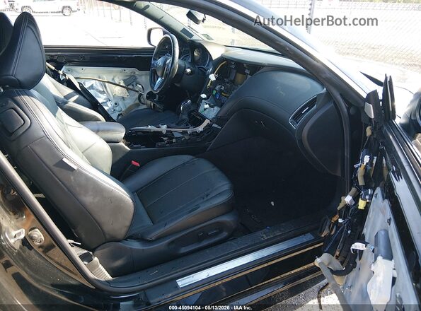 JN1EV7EK3JM342419 2018 INFINITI Q60 Black წინა სალონის ხედი