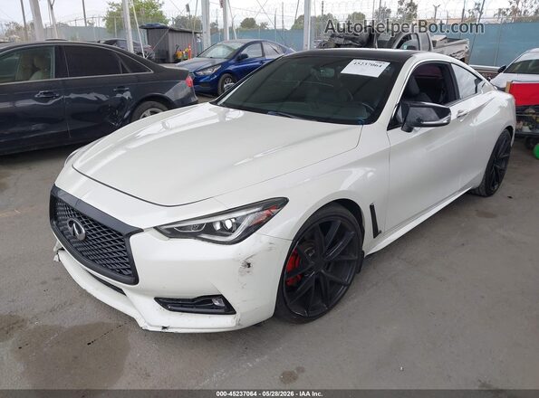 JN1EV7EK6JM340793 2018 INFINITI Q60 White 