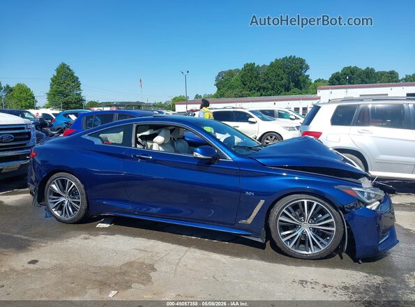 JN1EV7EK7JM341077 2018 INFINITI Q60 Blue უკანა სალონის ხედი