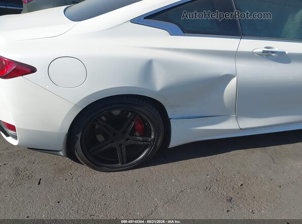 JN1EV7EKXHM360166 2017 INFINITI Q60 White წინა ხედი