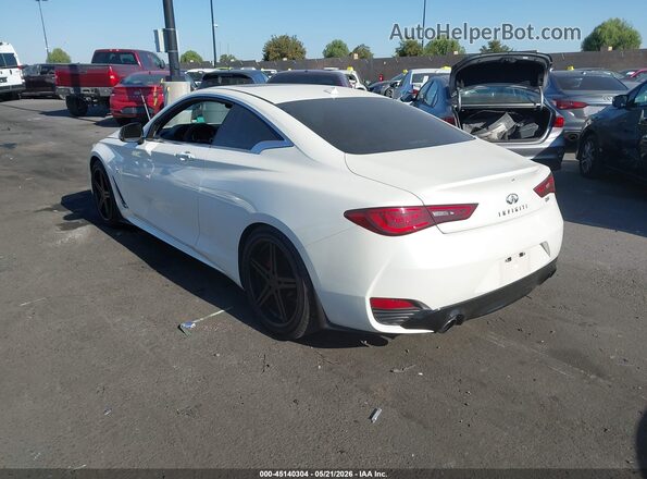 JN1EV7EKXHM360166 2017 INFINITI Q60 White უკანა მარცხენა