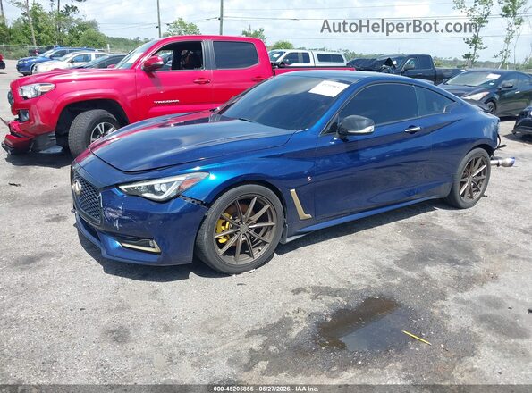 JN1EV7EKXHM360250 2017 INFINITI Q60 Blue Front left