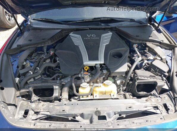 JN1EV7EKXHM360250 2017 INFINITI Q60 Blue Rear view
