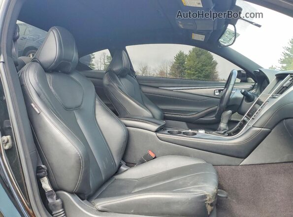 JN1EV7EL0HM552012 2017 INFINITI Q60 Черный Вид задних сидений