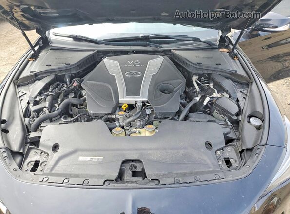 JN1EV7EL0HM552012 2017 INFINITI Q60 Черный Вид задней части салона