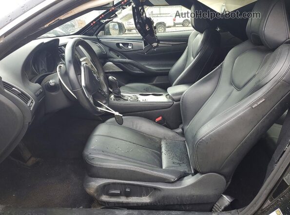 JN1EV7EL2JM391572 2018 INFINITI Q60 Black Вид салону спереду