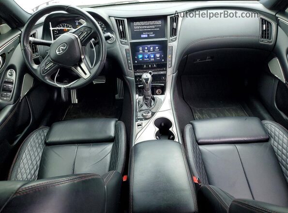 JN1FV7AP4KM761046 2019 INFINITI Q50 Gray Առջևի վահանակի տեսք