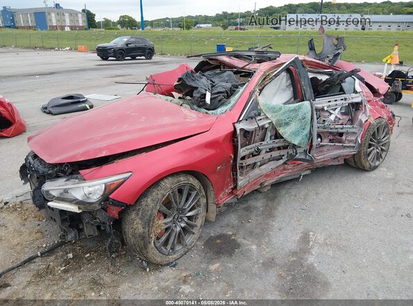 JN1FV7AP6KM760822 2019 INFINITI Q50 Red Передня ліва чверть