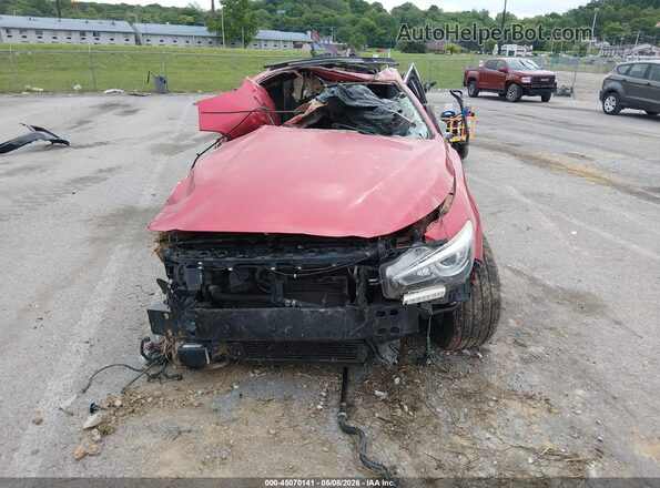 JN1FV7AP6KM760822 2019 INFINITI Q50 Red Вид щитка приладів