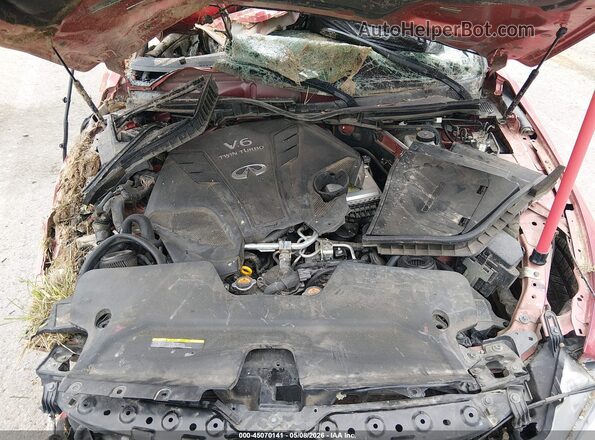 JN1FV7AP6KM760822 2019 INFINITI Q50 Red Вид ззаду