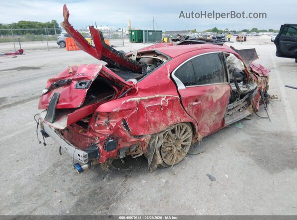 JN1FV7AP6KM760822 2019 INFINITI Q50 Red Задня права чверть