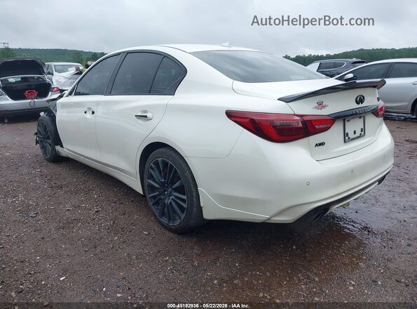 JN1FV7AR0JM480684 2018 INFINITI Q50 White Հետևի ձախ