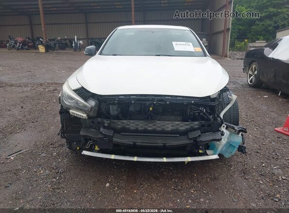 JN1FV7AR0JM480684 2018 INFINITI Q50 White Սալոնի հետևի տեսք