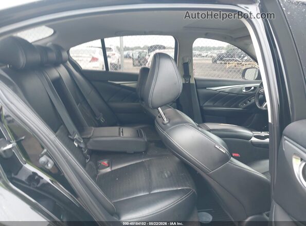 JN1FV7AR3GM451995 2016 INFINITI Q50 Black Widok naklejki z numerem VIN