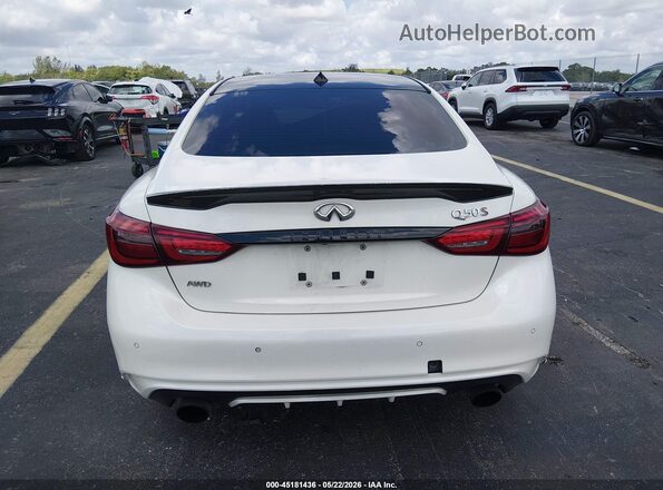 JN1FV7AR4JM480039 2018 INFINITI Q50 White 