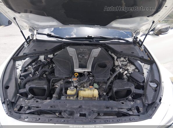 JN1FV7AR4JM480039 2018 INFINITI Q50 White Widok z tyłu