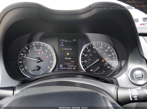 JN1FV7AR4JM480039 2018 INFINITI Q50 White Widok tylnych siedzeń