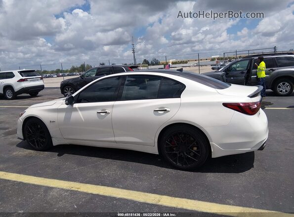 JN1FV7AR4JM480039 2018 INFINITI Q50 White Widok wnętrza 360 stopni