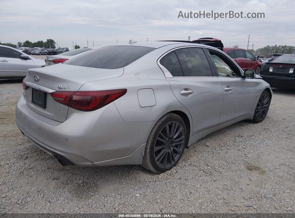 JN1FV7AR4JM480297 2018 INFINITI Q50 Silver Tył prawy