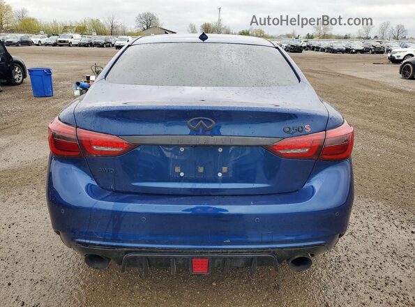 JN1FV7AR8KM801033 2019 INFINITI Q50 Blue 