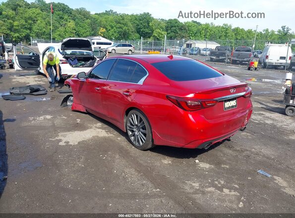 JN1FV7ARXKM800823 2019 INFINITI Q50 Red Հետևի ձախ