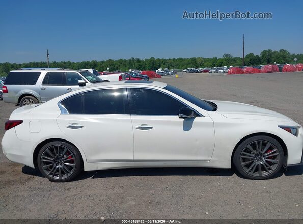 JN1FV7ARXLM660600 2020 INFINITI Q50 White Rear interior view