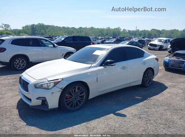 JN1FV7ARXLM660600 2020 INFINITI Q50 White Front left