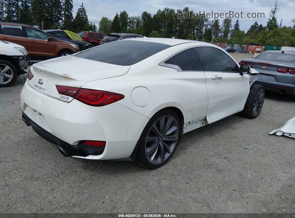 JN1FV7EL2JM630283 2018 INFINITI Q60 White Задня права чверть