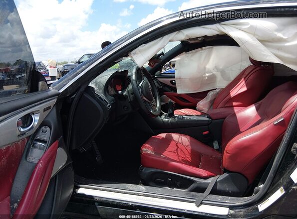 JN1FV7ELXKM440796 2019 INFINITI Q60 Black Սալոնի դիմացի տեսք
