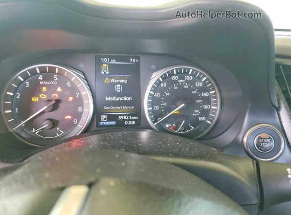 JN1FV7LKXMM530530 2021 INFINITI Q60 Gray Widok zestawu wskaźników