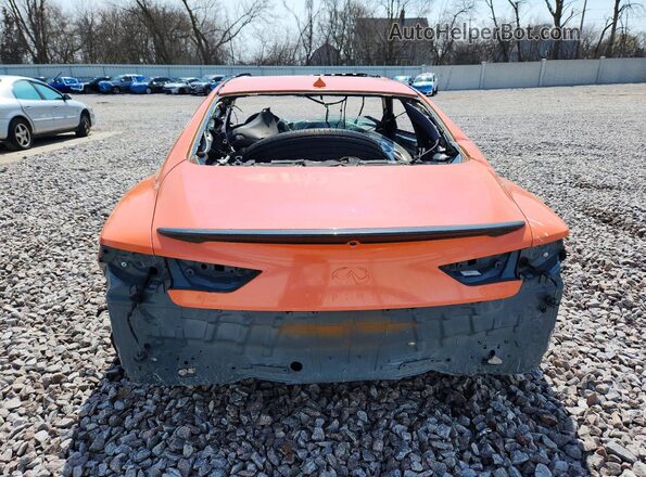 JN1FV7LL8MM560179 2021 INFINITI Q60 Orange უკანა ხედი