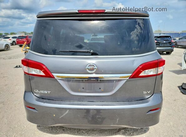 JN8AE2KP1G9150950 2016 NISSAN QUEST Silver Widok z tyłu