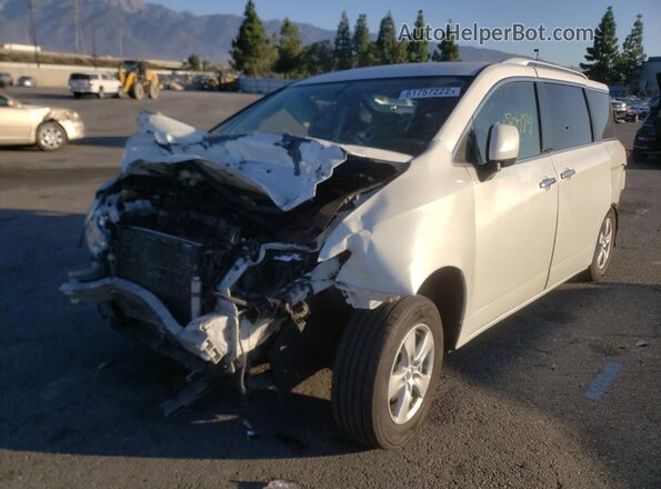 JN8AE2KP2H9165586 2017 NISSAN QUEST White Задня ліва чверть