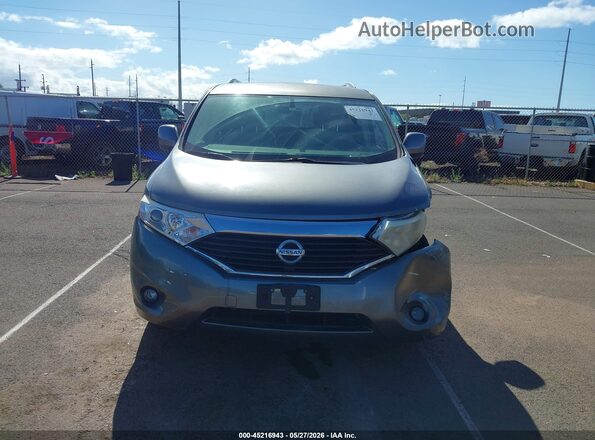 JN8AE2KP4H9170210 2017 NISSAN QUEST Gray ხელსაწყოთა პანელის ხედი