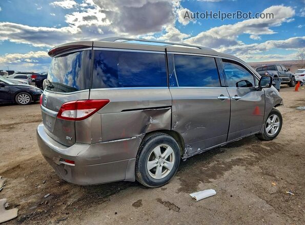 JN8AE2KP8G9154073 2016 NISSAN QUEST Tan Задня права чверть