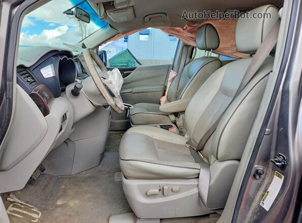 JN8AE2KP8G9154073 2016 NISSAN QUEST Tan Вид салону спереду