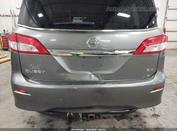 JN8AE2KP8H9168024 2017 NISSAN QUEST Gray წინა ხედი