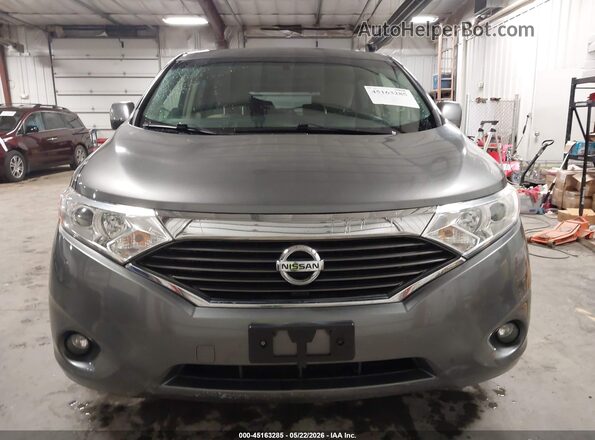 JN8AE2KP8H9168024 2017 NISSAN QUEST Gray უკანა სალონის ხედი