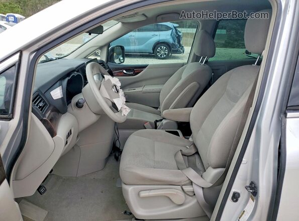 JN8AE2KP9G9150386 2016 NISSAN QUEST Silver Front interior view