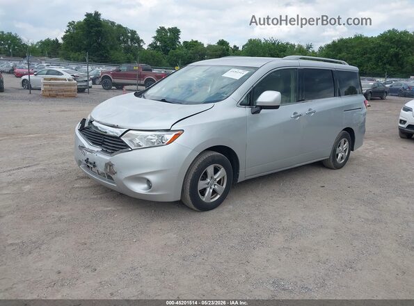JN8AE2KP9G9153868 2016 NISSAN QUEST Silver Vista tres cuartos delantera izquierda