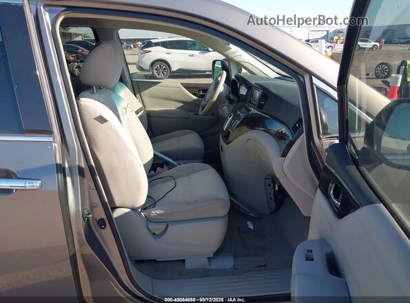 JN8AE2KPXG9151370 2016 NISSAN QUEST Желто-коричневый Вид салона спереди