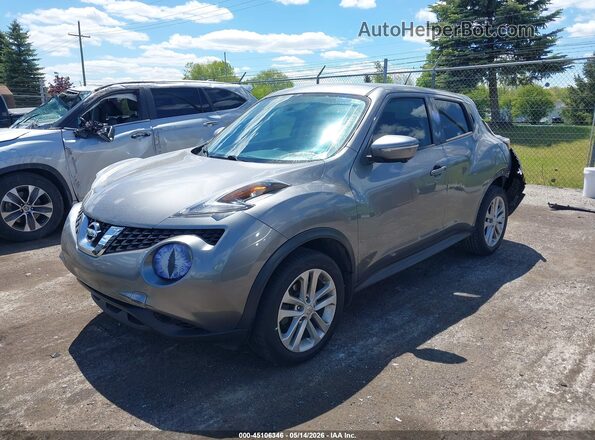 JN8AF5MR3GT600503 2016 NISSAN JUKE Gray Передня ліва чверть