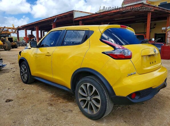 JN8AF5MR3HT700201 2017 NISSAN JUKE Yellow Rear left