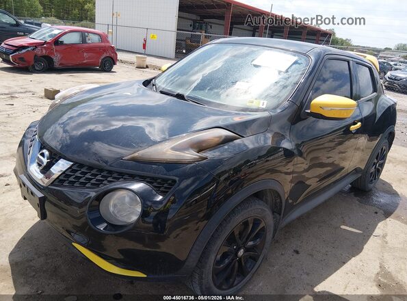 JN8AF5MR4GT607928 2016 NISSAN JUKE Black Առջևի ձախ երեք քառորդ տեսարան