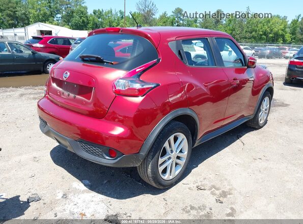 JN8AF5MR9HT706021 2017 NISSAN JUKE Красный Задняя правая четверть