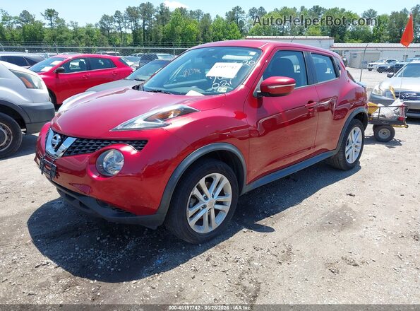 JN8AF5MR9HT706021 2017 NISSAN JUKE Красный Передняя левая четверть