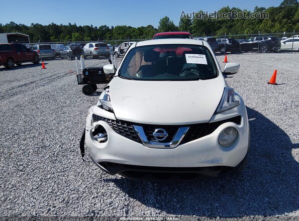 JN8AF5MRXHT704004 2017 NISSAN JUKE White Instrument cluster view