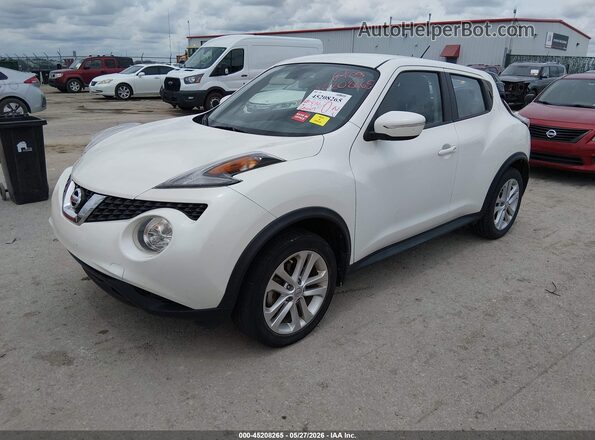 JN8AF5MV4GT656964 2016 NISSAN JUKE Белый Передняя левая четверть
