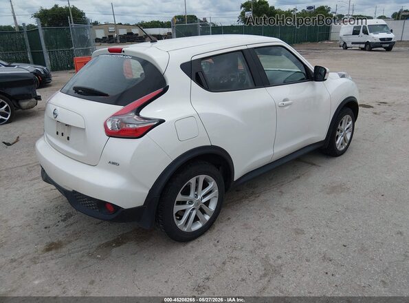 JN8AF5MV4GT656964 2016 NISSAN JUKE Белый Задняя правая четверть